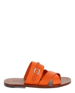 Ferragamo Herren Giotto Leder Pantoletten - Bild 1 von 4
