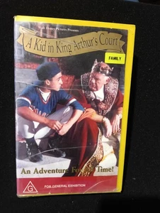 RARE VHS Video A KID IN KING ARTHUR'S Big Box Ex-Rental Video Ezy PAL AUS Disney - Picture 1 of 3