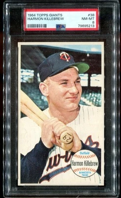 1964 Topps Giants #38 Harmon Killebrew PSA 8 - Image 1 of 2