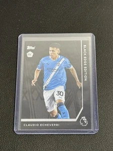 2026 Topps Premier League Claudio Echeverri Manchester City RC Black Edge - Bild 1 von 2