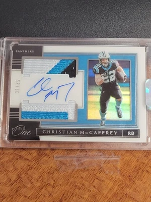2019 panini One Christian McCaffrey /35 - Image 1 of 4