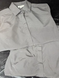 (2 Pack) Edwards #5291 Woman's Small S Black Long Sleeved Button Up Dress Shirt - Picture 1 of 4