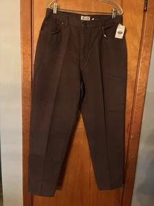 NWT St. John's Bay Braune Cord-Jeans mit entspannter Passform 16 Petite (31"x 29") - Bild 1 von 7