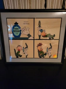 Warner Bros SeriCel Bugs Bunny Elmer Figaro Fertilizer Chuck Jones Serigraph - Picture 1 of 2