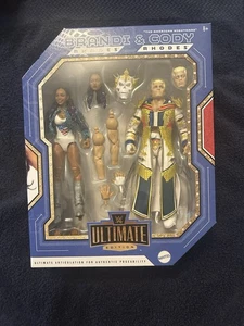 2025 WWE MATTEL CREATIONS CODY RHODES BRANDI RHODES FIGURA DE LUCHA RARA NUEVA EN CAJA - Imagen 1 de 6
