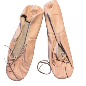 Capezio Ballerinas Damen Größe 9,5 B Leder volle Sohle Tanz Hausschuhe 200 NEU - Bild 1 von 9