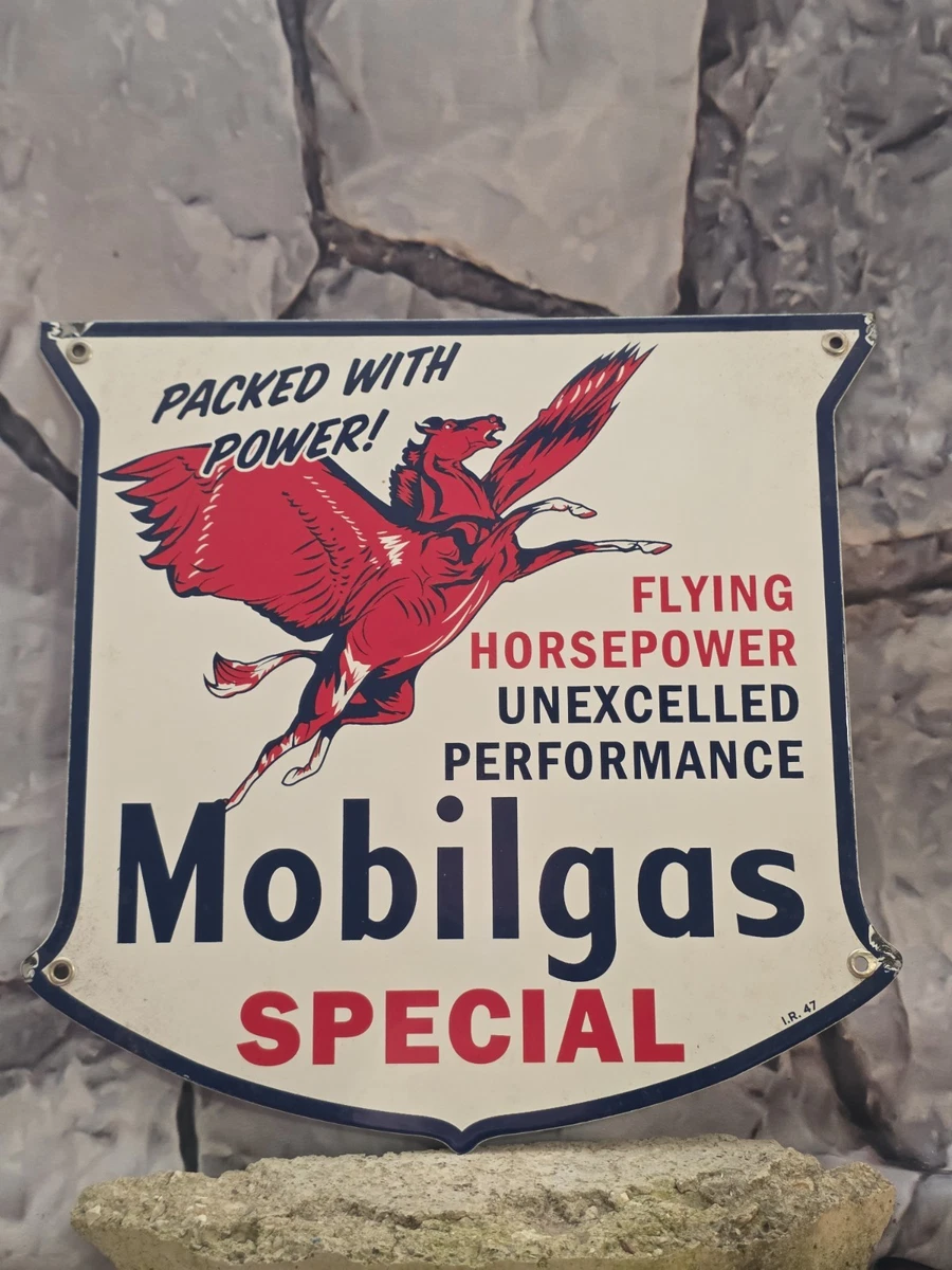 ☆激レア　ビンテージ　スタンダードオイル　ペガサス　ソコニー　 世田谷ベース! Socony Vacuum Pegasus: Mobil Certified Lubrication Neon Sign