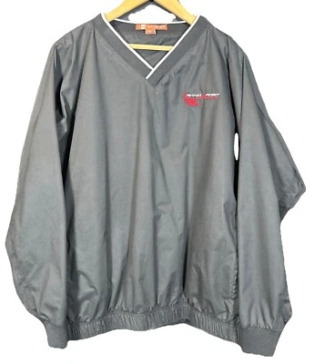 ✨Rompevientos Harriton Corvette Grand Sport Pullover Bordado 3XL Negro ✨ Foto 1 de 4