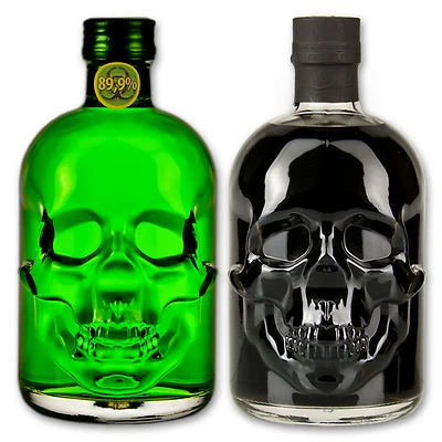 Absinthe Totenkopf Set: Antitoxin 89,9% + Black Head 55% - Wermut - Thujon - Bild 1 von 4