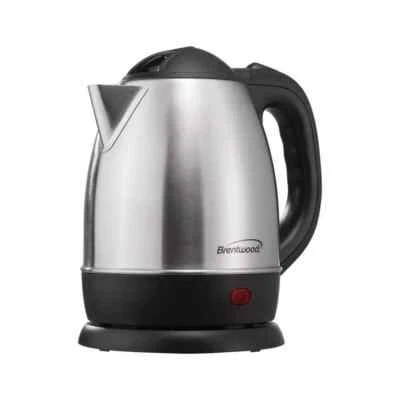 Brentwood 2.0 L Brushed Stainless Steel 1000W Electric Cordless Tea Kettle - Image 1 of 4