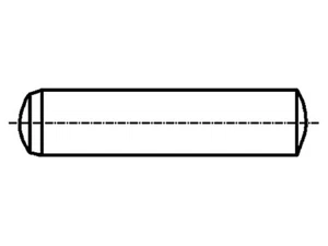 100X M5X50/BN857 Konische Stifte Stahl BN: 857 Ø: 5mm L: 50mm DIN: 6325 ISO: 873 - Bild 1 von 1