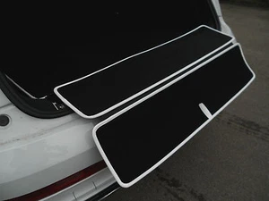 $$$ trunk mat for Audi SQ5 Q5 FY + load sill guard cargo space mat velour - Picture 1 of 6