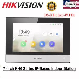 Hikvision DS-KH6320-WTE1 7 Zoll POE WIFI Video Gegensprechanlage IP Innenstation USA - Bild 1 von 12