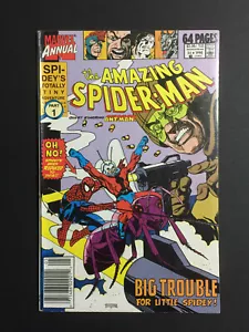 Cómic anual #24 1990 de Marvel The Amazing Spider-Man edad de cobre usado - Imagen 1 de 12