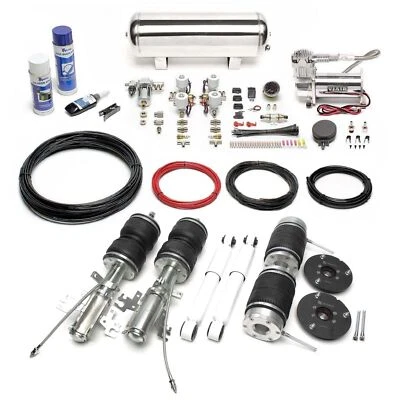 Ta technix Suspensión Neumática + Compresor Kit De Plata para Opel Vectra C Typ - Imagen 1 de 4
