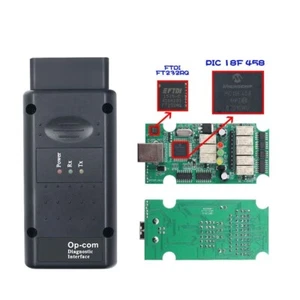 OPCOM 2021 200603a OP-COM V1.95 Diagnostic instrument FT232RQ PIC18F458 - Bild 1 von 7