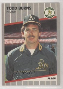 1989 Fleer Todd Burns #3