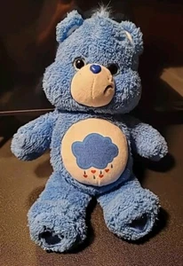 RARE 2018 CARE BEARS GRUMPY BEAR 14" SPARKLE GLITTER EYES PLUSH STUFFED TOY - Picture 1 of 5