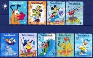 π DISNEY // TURKS & CAICOS 1979 IYC SC#399-407 MNH - Picture 1 of 2