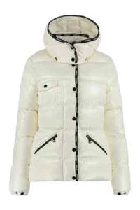 Moncler Flumet hooded down Jacket white size 1 - Picture 1 of 9