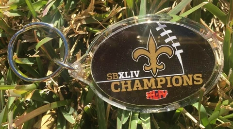 New Orleans Saints Super Bowl XLIV Champions Official Licensed Key Ring Cover