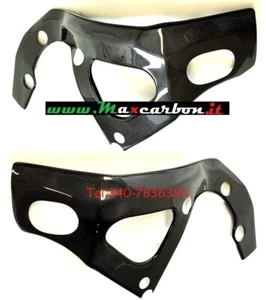 CARBONIO COPRI TELAIO SUZUKI GSX-R 600 750 DAL 2006 A 2010 K6 K8 K10 FRANE COVER - Foto 1 di 1