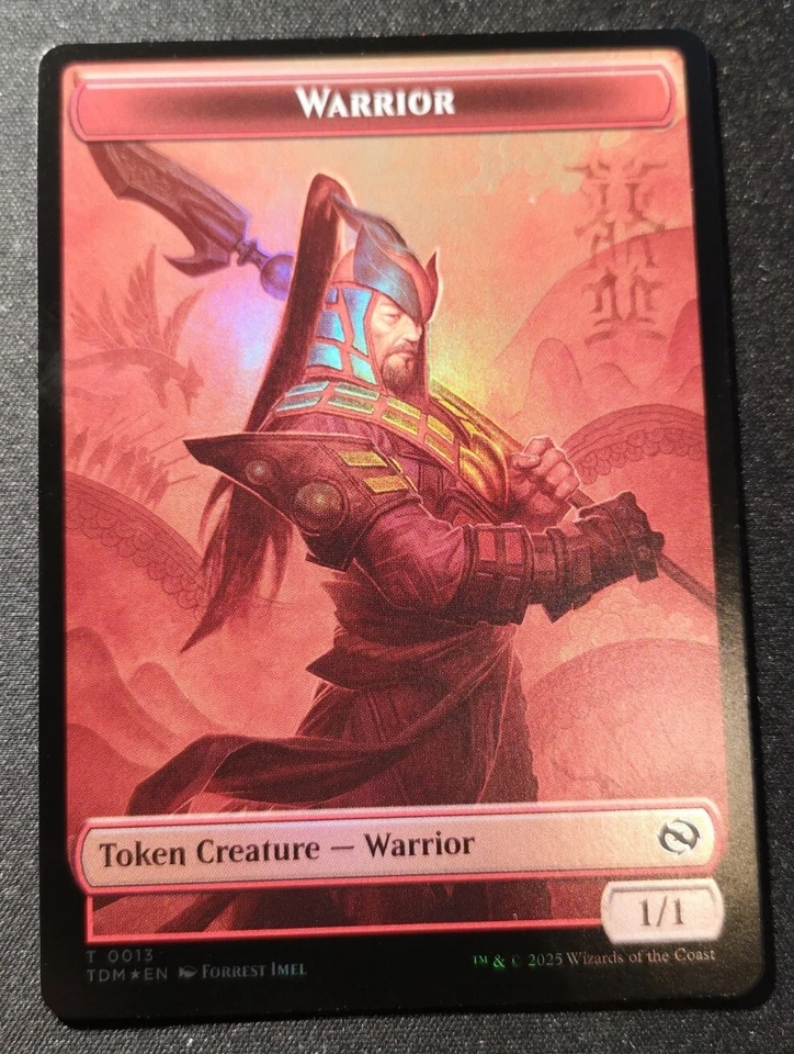 Warrior / Dragon Token - Foil - TDM - MTG - EN - NM - 0013/0011 - Image 1 of 2