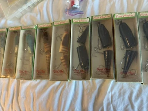 11 Striper Lures Plugs 6" jointed Creek Chubs new in box rare - Picture 1 of 7