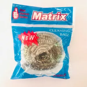 Scrubber Steel Metal Wire Cleaning Ball For Cookware Kitchen Tool - Picture 1 of 4