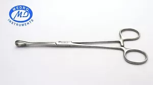 Foerster Sponge Forceps 8" Straight Serrated Jaw Surgical Instruments - Picture 1 of 9