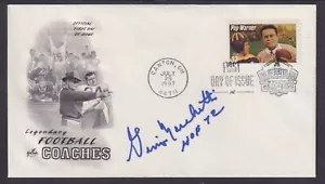 Gino Marchetti (1926-2019), Pro Football Hall of Fame, signed Pop Warner FDC - Picture 1 of 1