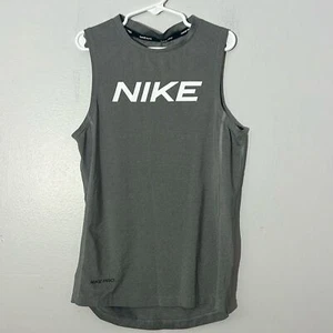 Nike Boys XS Gray Sleeveless Athletic Shirt Tank  - Picture 1 of 6