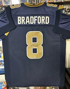 Reebok Sam Bradford St. Louis Rams Autograph Signed Jersey Size 52 GAI Certifica - Picture 1 of 6