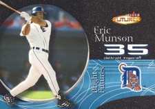 2001 Fleer Futures Baseball Black Gold #181 Eric Munson BF 177/499 Tigers