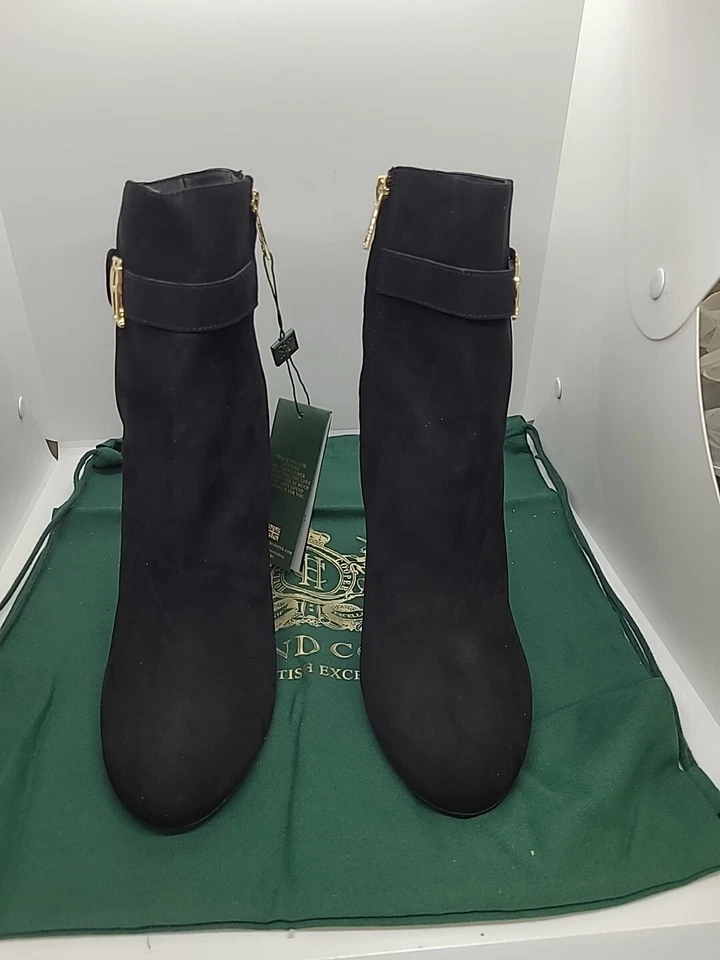 New Holland Cooper Mayfair Botín Gamuza Negro Talla 8 Foto 1 de 4