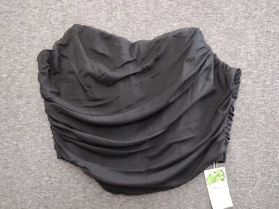 Moda Corsé Acanalado Mujeres Pequeño Negro Gótico Victoriano Coqueta MS Foto 1 de 4