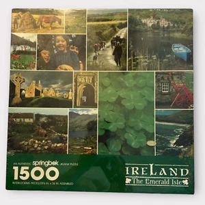 Vintage 1987 Springbok Jigsaw Puzzle “Ireland The Emerald Isle” 1500Pcs NOS - Picture 1 of 6