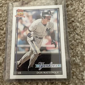 1991 Topps - B* Before Copyright; Barely Visible Topps 40th Anniversary Logo;... - Picture 1 of 2