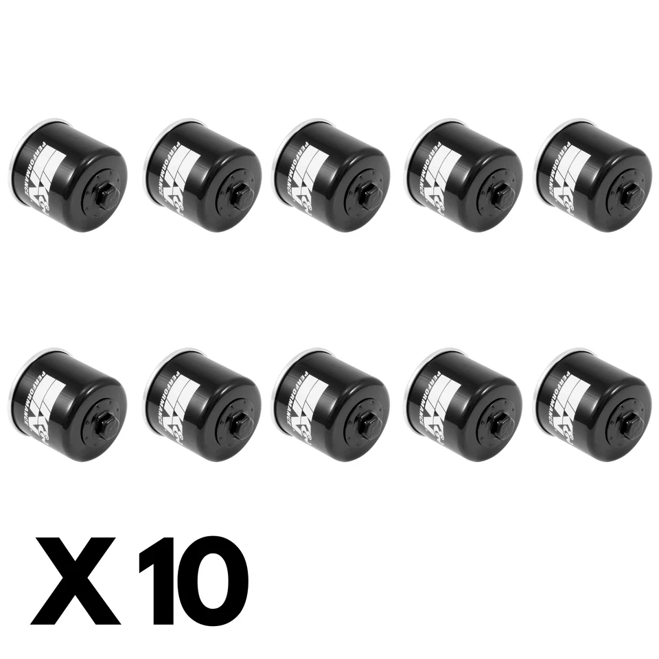 10 Pack K&N Oil Filter for Suzuki SV650S ABS 2007-2014 - Image 1 of 1