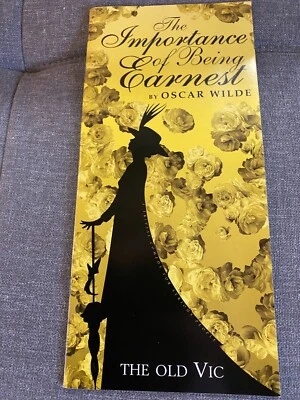 THEATRE PROGRAMME - IMPORTANCE OF BEING EARNEST - 1995 - OLD VIC - ROGER ALLAM - Image 1 of 2