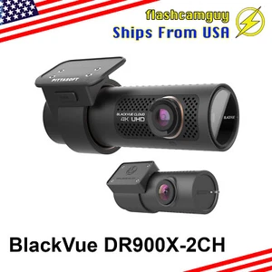 [Auf Lager] BlackVue DR900X-2CH 4K Ultra HD Cloud Wi-Fi GPS 64 GB Dashcam - Bild 1 von 2