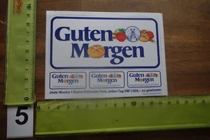 Alter Aufkleber Landwirtschaft Molkerei Magarine RAMA Guten Morgen 1982 - Bild 1 von 2
