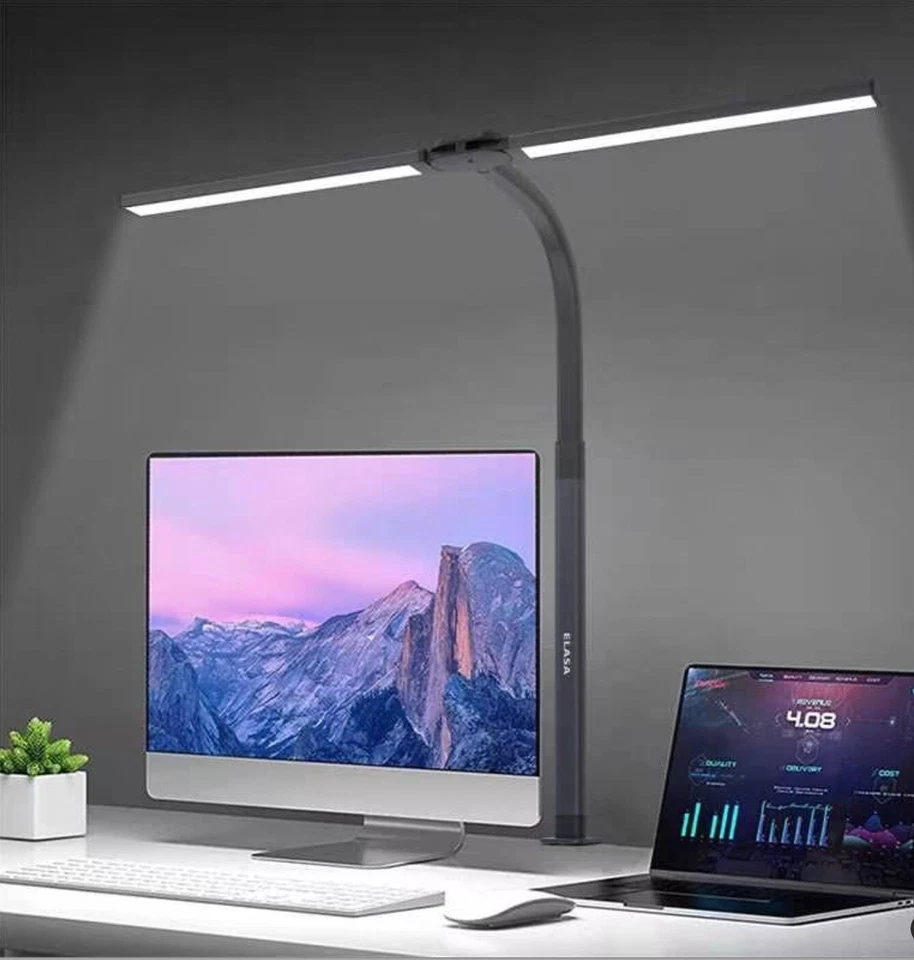 Bildschirmlampe TOUCH Tisch Lampe LED Büro PC Tageslicht  5stufe 24W 80cm XL NEW - Bild 1 von 4