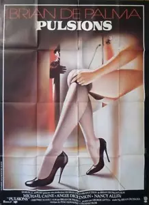 DRESSED TO KILL - DE PALMA / EROTIC / LEGS / HIGH HEELS - ORIGINAL MOVIE POSTER - Picture 1 of 1