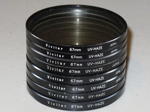 67mm Vivitar UV Haze Filter Excellent +++ #67g-u2cv - Picture 1 of 2