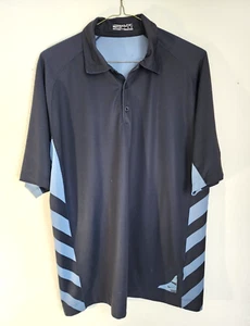 NIKE GOLF DRI-FIT Kurzarm Poloshirt dunkelblau gestreift Herren Größe L - Bild 1 von 11
