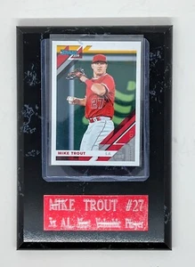 Placa montada 2019 Donruss Baseball #170 Mike Trout lanzamiento - Imagen 1 de 5