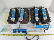 Lot of 6 Bendix Gastec Gas Detector Pumps Model 400 2417535 w/ 4 Carrying Cases