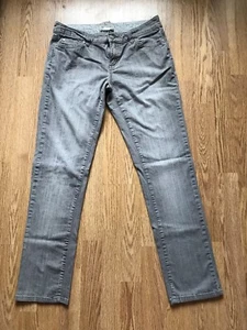 Pantalones de mezclilla para mujer Tex by Max Azria pierna recta beige talla 29 - Imagen 1 de 1