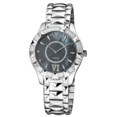 Reloj suizo para mujer Gv2 By Gevril 11710 Venice esfera negra sin circular Foto 1 de 4
